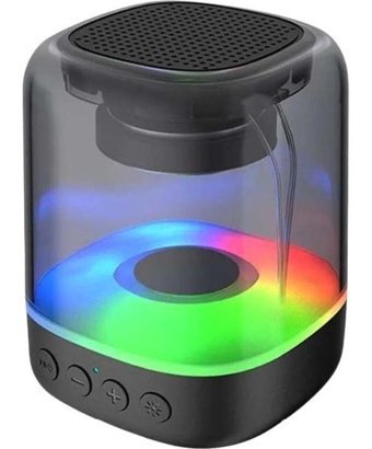 Concord E3052 Radyolu Işıklı Siyah Bluetooth Hoparlör