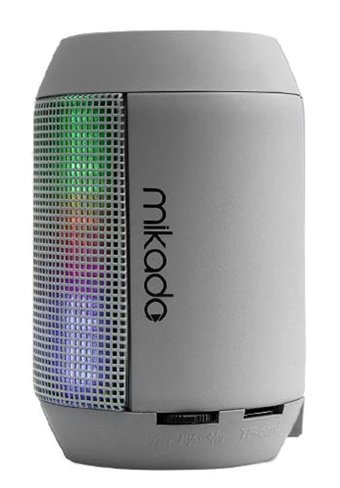 Mikado MD-15BT Işıklı Gri Bluetooth Hoparlör