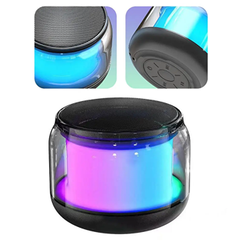 DVIP Q1 360 Işıklı Siyah Bluetooth Hoparlör