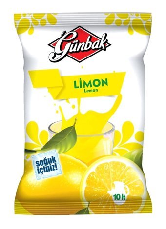 Günbak Limon Aromalı İçecek Tozu 450 gr