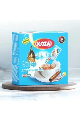 Koza Salep Aromalı İçecek Tozu 16x8 gr