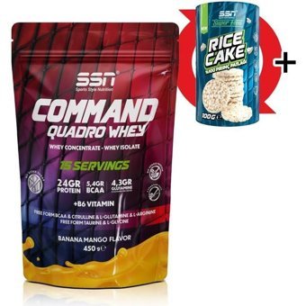 Ssn Sports Style Nutrition Command Quadro Mangolu Muzlu Whey Protein Tozu 450 gr