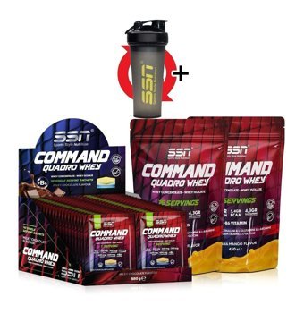 Ssn Sports Style Nutrition Command Quadro Çikolatalı Muzlu Mangolu Whey Protein Tozu 1.78 kg