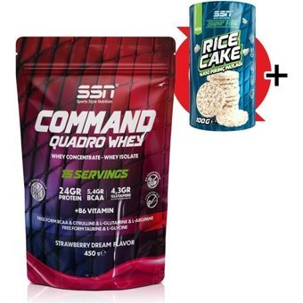 Ssn Sports Style Nutrition Command Quadro Çilekli Whey Protein Tozu 450 gr