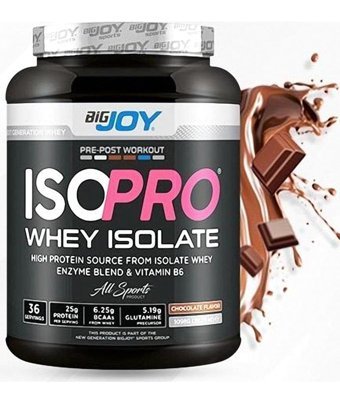 Bigjoy Sports Çikolatalı İzole Whey Protein Tozu 1.1 kg