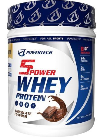 Powertech 5 Power Çikolatalı Whey Protein Tozu 240 gr