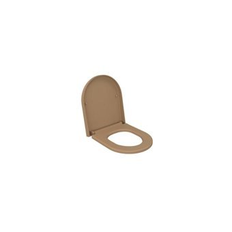 Bocchi A0336-011 Üstten Sıkmalı Yavaş Kapanan Mat Kaşmir U Klozet Kapağı