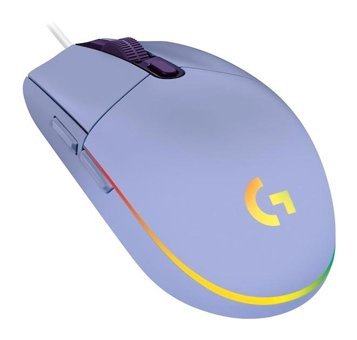 Logitech G203 RGB Yatay Makrolu Kablolu Lila Optik Gaming Mouse
