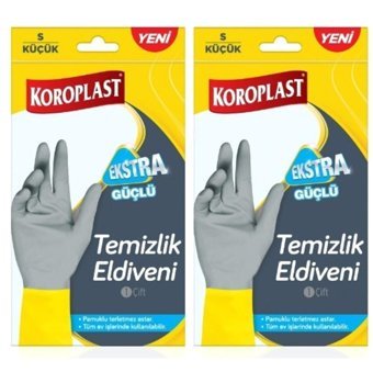 Koroplast Pamuklu Gri Small Temizlik Eldiveni
