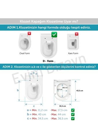 Aqua Bagno Thin Üstten Sıkmalı Yavaş Kapanan Beyaz Oval Klozet Kapağı