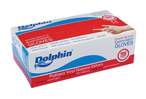 Dolphin Pudrasız Beyaz Beyaz Medium Temizlik Eldiveni