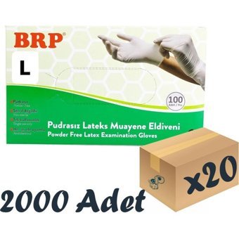 Brp Pudrasız Beyaz Large Temizlik Eldiveni