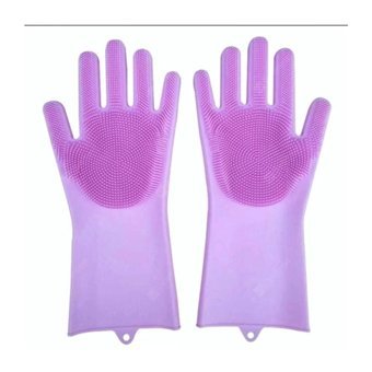 Kiesa Silikon Mor One Size Bulaşık Eldiveni