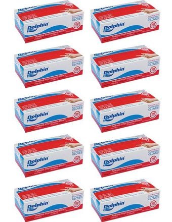 Dolphin Pudrasız Beyaz Small Temizlik Eldiveni 10 Paket