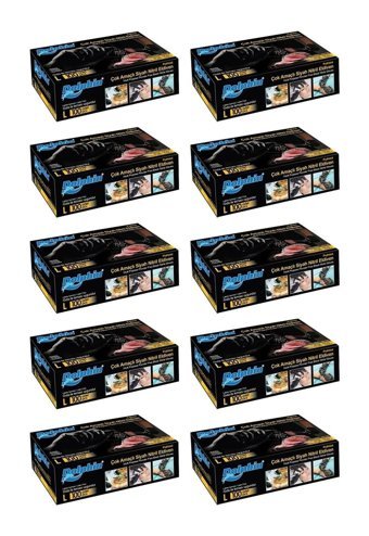 Dolphin Nitril Pudrasız Siyah Large Çok Amaçlı Temizlik Eldiveni