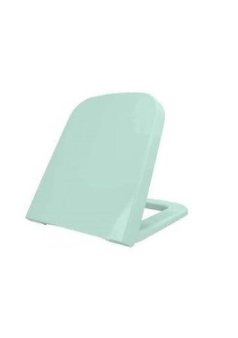 Bocchi A0322-033 Üstten Sıkmalı Yavaş Kapanan Mat Mint Yeşil Köşeli Klozet Kapağı