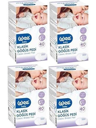 Wee Baby Klasik 4x40'lı Göğüs Pedi