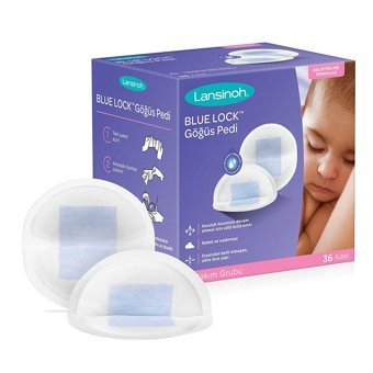 Lansinoh Blue Lock 36'lı Göğüs Pedi