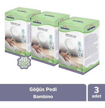 Bambino Jelli 3x40'lı Göğüs Pedi