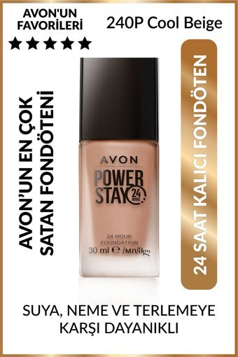 Avon Power Stay Serum Tüp Fondöten 30 ml