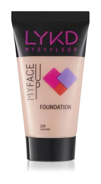 Lykd 109 Rose Sand Serum Tüp Fondöten 30 ml