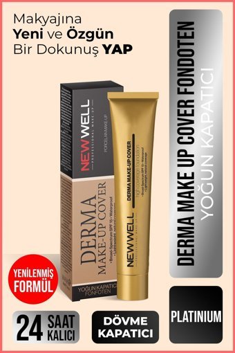 New Well Platinium Serum Tüp Fondöten 30 ml