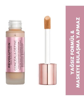 Revolution Conceal & Define F8 Serum Tüp Fondöten 30 ml