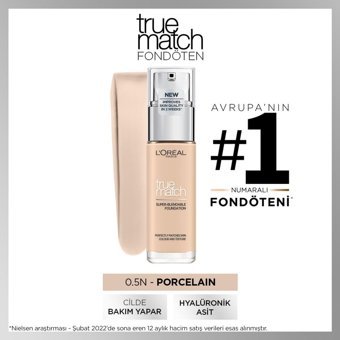 L'oréal Paris 0.5N Porcelaın Serum Tüp Fondöten 30 ml