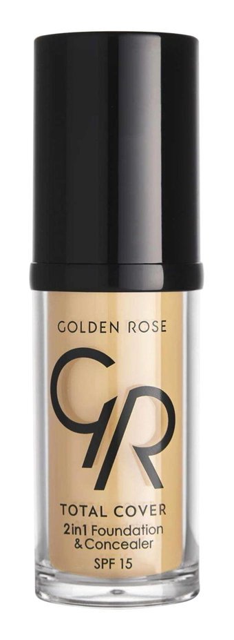 Golden Rose Total 2 in 1 Serum Tüp Fondöten 30 ml
