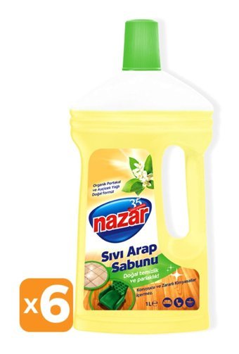 Nazar Sıvı Arap Sabunu 6x1 lt