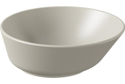 Vitra Geo 7421b020-0016 Tekli 38 cm Seramik Tezgah Üstü Çanak Lavabo Mat Bej