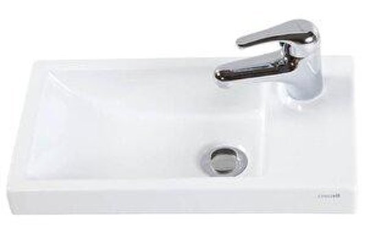 Creavit Elmas Tp025 Klasik Tekli 45 cm Seramik Tezgah Üstü Çanak Lavabo Beyaz