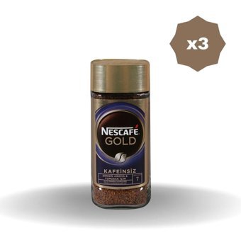 Nescafe Kafeinsiz Kavanoz Granül Kahve 3x100 gr