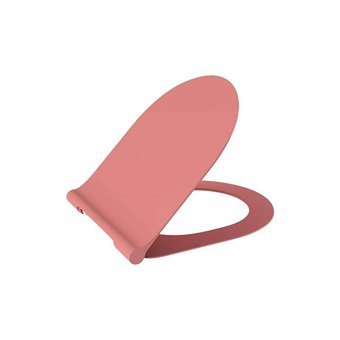 Bocchi Pure Slim Üstten Sıkmalı Yavaş Kapanan Mat Somon U Klozet Kapağı