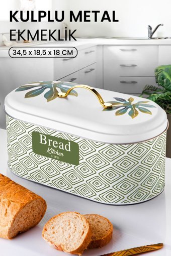 Kitchen Life Güz Yaprak Kapaklı Ekmeklik Çok Renkli