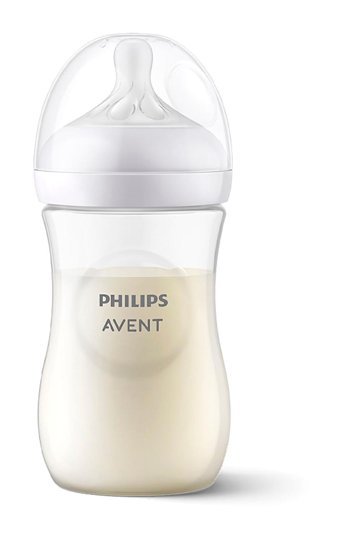 Philips Avent Natural Response Polipropilen Gaz Yapmayan Antikolik Yenidoğan Yavaş Akışlı 6-18 Ay Şeffaf Biberon 260 ml
