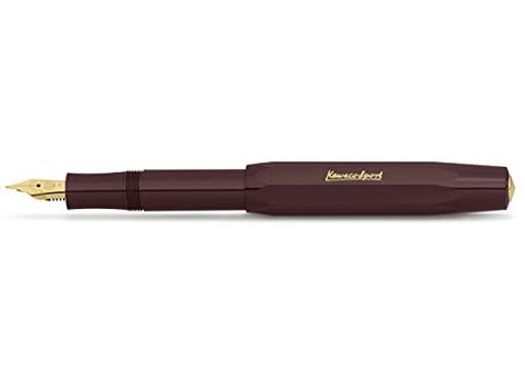 Kaweco Classic Sport Kartuşlu Pistonlu Doldurulabilir EF Bordo Dolma Kalem