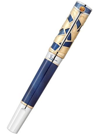 Montblanc Masters of Art Van Gogh Limited Edition Pistonlu Doldurulabilir Altın Kaplama M Mavi Dolma Kalem