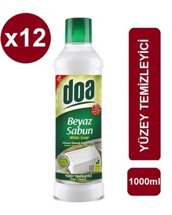 Doa Beyaz Sabun Yüzey Temizleyici 12x1 lt