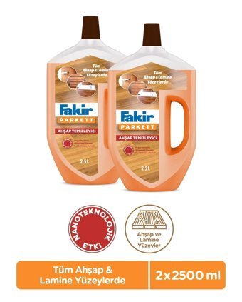 Fakir Parkett Nano Teknolojili Ahşap Temizleyici 2x2.5 lt