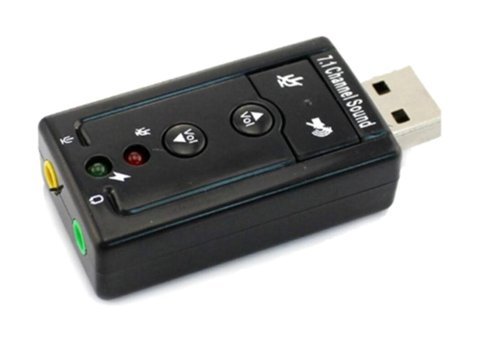 Qcell USB Çift Girişli 7.1 Harici Ses Kartı
