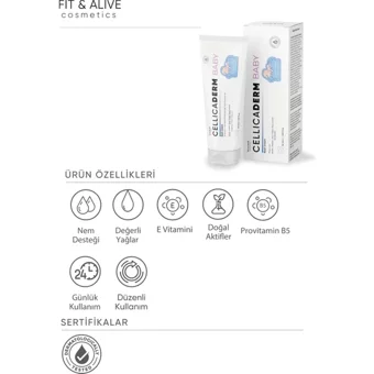 Fit & Alive Cellicaderm Bebek Pişik Kremi