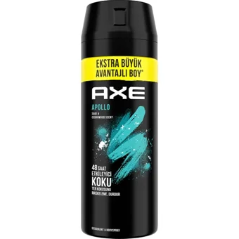 Axe Apollo Pudrasız Ter Önleyici Antiperspirant Sprey Erkek Deodorant 200 ml
