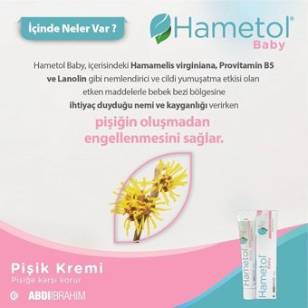 Hametol Parfümsüz Parabensiz Pişik Kremi 3x30 gr