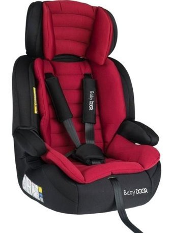 Babydoor Big Star Bebek Çocuk Emniyet Kemerli 9-36 kg Taşıma Kapasitesi Yükseklik Ayarlı Oto Koltuğu Kırmızı