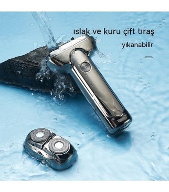 Haiyaao LT001 Sakal 5 Başlıklı Çok Amaçlı Sinekkaydı Kuru Tıraş Makinesi