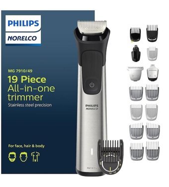 Philips 7000 MG7910 Vücut 5 Başlıklı Çok Amaçlı Sinekkaydı Kuru Tıraş Makinesi