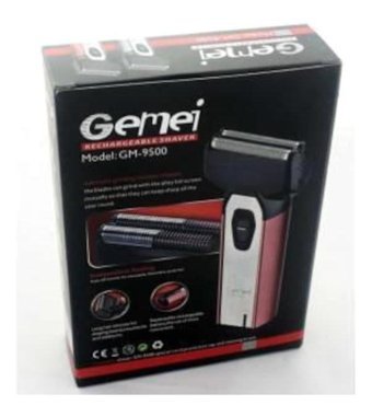 Gemei GM-9500 Vücut 5 Başlıklı Çok Amaçlı Sinekkaydı Islak Kuru Tıraş Makinesi