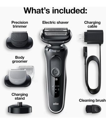 Braun SERİES 5 5050CS Sakal 3 Başlıklı Çok Amaçlı Sinekkaydı Kuru Tıraş Makinesi