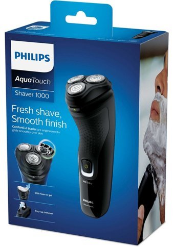 Philips S1223 Sakal 3 Başlıklı Sinekkaydı Islak Kuru Tıraş Makinesi
